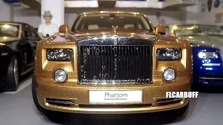 GOLD ROLLS ROYCE PHANTOM 1:18 SCALE BY KYOSHO!!! UNBOX, REVIEW & COMPARISON!!