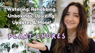 Let's do Some Plant Chores Plus Unboxings & New Plant | 1 Hour Long ✂️🪴💧