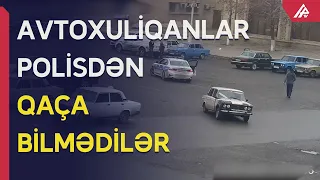 Gəncədə avtoxuliqanlıq edən şəxslər saxlanılıb - APA TV