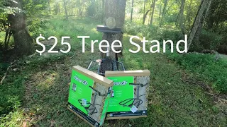My first look at the Hang On tree stand by Realtree ($25 Walmart Special)
