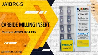 Tabikut Carbide Insert of APMT1604 T15 grade - Jaibros (CNC Machine Tools)