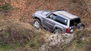 4x4 offroad Nissan Patrol Y60, Y61, Suzuki Vitara, Lada Niva, Jeep, ukončenie sezóny 2019 Krnov (4K)