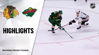 Blackhawks @ Wild 10/7/21 | NHL Highlights