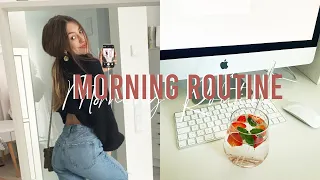 5AM morning routine + day in my life | Fernabitur, gesundes Frühstück & bissl Motivation