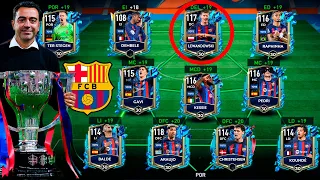 🔴🔵Creamos & Usamos al BARCELONA CAMPEON 2023 con sus MEJORES CARTAS del FIFA MOBILE