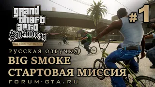 GTA San Andreas - Стартовая миссия (В начале, Биг Смоук, Свит и Кендл), Русская озвучка, #1