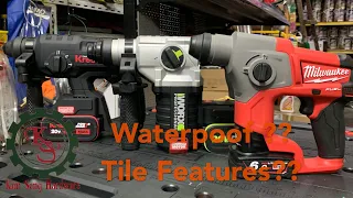 TEST!!! WORX 20V Rotary Hammer Drill !!! Waterproof?? Tile Features?? MILWAUKEE KRESS