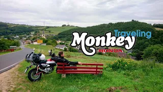 Honda Monkey traveling, 6 days, 5 countries, 2 monkey bikes