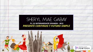 PRESENTE CONTINUO Y FUTURO SIMPLE | Sheryl Gabay