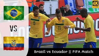 Brazil vs Ecuador || World Cup Qualifier Match || FIFA Match || FIFA 21 || PlayStation 5