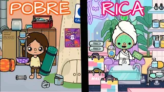 De pobre a rica en Toca Life World⭐️Historias con Ruth