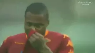 Errore di Julio Baptista in Parma - Roma L'ira di Carlo Zampa