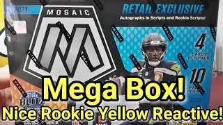 Nice RC Reactive Yellow! New 2021 Mosaic Football Target Mega Box!