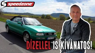 Speedzone használtteszt: Audi Cabriolet 1.9 tdi (1996): Dízellel is kívánatos!