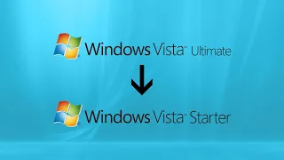 "Upgrading" from Windows Vista Ultimate to Windows Vista Starter