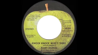 1970/1972 Mary Hopkin - Knock Knock Who’s There (mono 45)