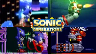 Sonic Generations (3DS Version): All Bosses Origins