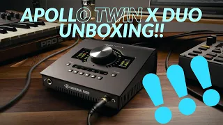 KITURE'S APOLLO TWIN DUO X UNBOXING & LOGIC PRO X SETUP!!!