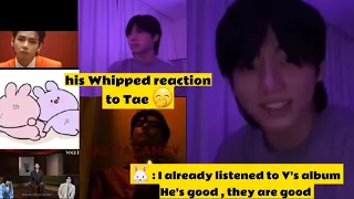 Jungkook already listened to Tae's album & Jk watch Tae's AI covers 🤭🤑 | Jk Wlive Analysis