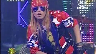 Yo soy AXL ROSE 8-08-2012 peru - "WELCOME TO THE JUNGLE"  Yo soy 8 agosto.  yo soy peru