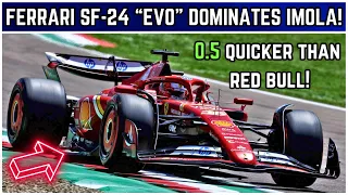 Ferrari's SF-24 "EVO" UPGRADE DESTROYS Red Bull In Imola! | F1 2024