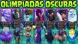 OLIMPIADAS OSCURAS | LA MEJOR CARTA ESPELUZNANTE? | RETO CLASH ROYALE | NUEVA ARENA