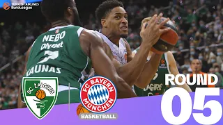 Bayern back on track by edging Zalgiris away! | Round 5, Highlights | Turkish Airlines EuroLeague