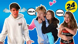 LETTING My BEST FRIEND DATE My CRUSH for A Day **FUNNY 24 Hour Challenge** 💔💋|Jentzen Ramirez