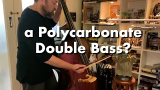 What does a plastic double bass sound like? DIY- Building a Real Bass from Polycarbonate Acrylic.