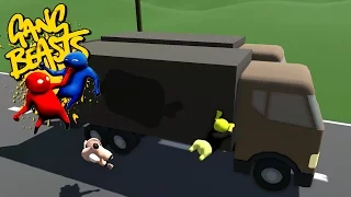 GANG BEASTS - ROAD KILL [Father Versus Son]