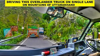 EP 275/ CHALLENGES OF DRIVING THIS TRUCK ON SUCH A NARROW ROADS IN MOUNTAINS OF UTTARAKHAND-VAN LIFE