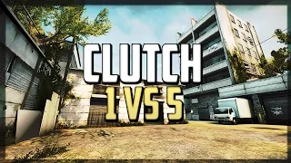 Clutch ace 1vs5 on map de_cache|Клатч эйс 1в5 на карте de_cache