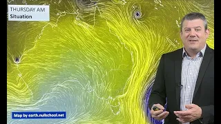 Aust. 7 Day: Showery east, wetter FNQ + ex-cyclone Olga in WA