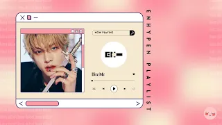 🌸 ENHYPEN ALL SONGS PLAYLIST 🌸 [ study . work . chill ] UPDATED 2023 BITE ME