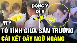 Nam sinh TỎ TÌNH bạn nữ giữa sân trường và cái kết "CHẤM DỨT ĐỘC THÂN" đầy bất ngờ | TB Trends