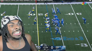 BEST IN THE LEAGUE!!!! Lions vs Rams Game Highlights Super Wild Card Weekend REACTION