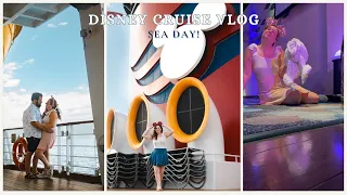 Disney Cruise Line vlog, day at sea! | The Disney Magic, 25th anniversary sailing