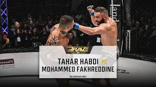 Mohammed Fakhreddine vs Tahar Habdi | FREE MMA Fight | BRAVE CF 10