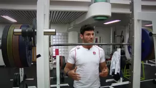 England 7s: Leg workout in the gym