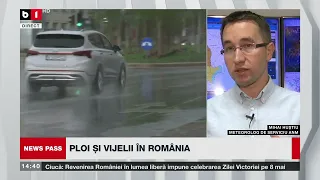 Cum va evolua vremea în zilele următoare. Mihai Huștiu, meteorolog ANM_Știri B1TV_8 mai 2024