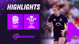 HIGHLIGHTS | ENGLAND V WALES | 2024 GUINNESS WOMEN'S SIX NATIONS RUGBY
