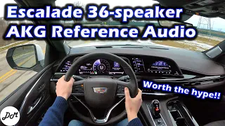 Cadillac Escalade – AKG Studio Reference 36-speaker Sound System Review