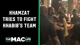 Khamzat Chimaev gets into physical altercation with Team Khabib