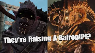 Orcs Talking About Tar Goroth! (Missable Uruk Dialogue During The Balrog Ritual)