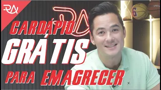 Cardápio GRÁTIS para emagrecer - Rafael Aismoto