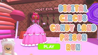 🍭 DIGITAL CIRCUS CANDY LAND PRISON RUN! (Obby) #roblox #scaryobby