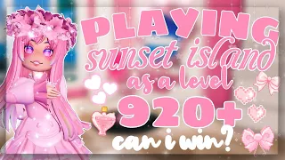 Farming In Sunset Island as a Level 920+🎀😍 ‖ royale high💫