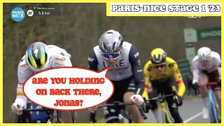 Tadej Pogačar ATTACKS | Paris-Nice Stage 1 '23