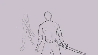 sword fight animation