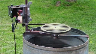 It is a good idea to use a motor from a washing machine